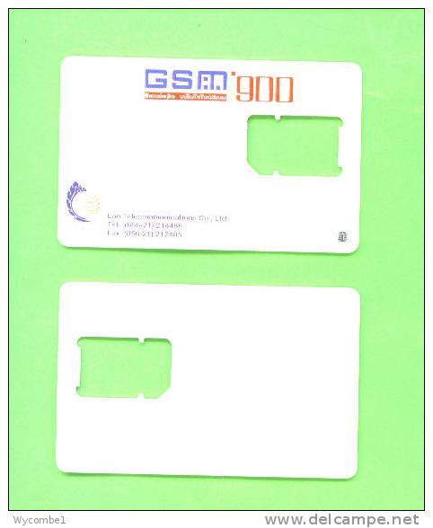 LAOS - SIM Frame Phonecard/GSM 900 - Laos