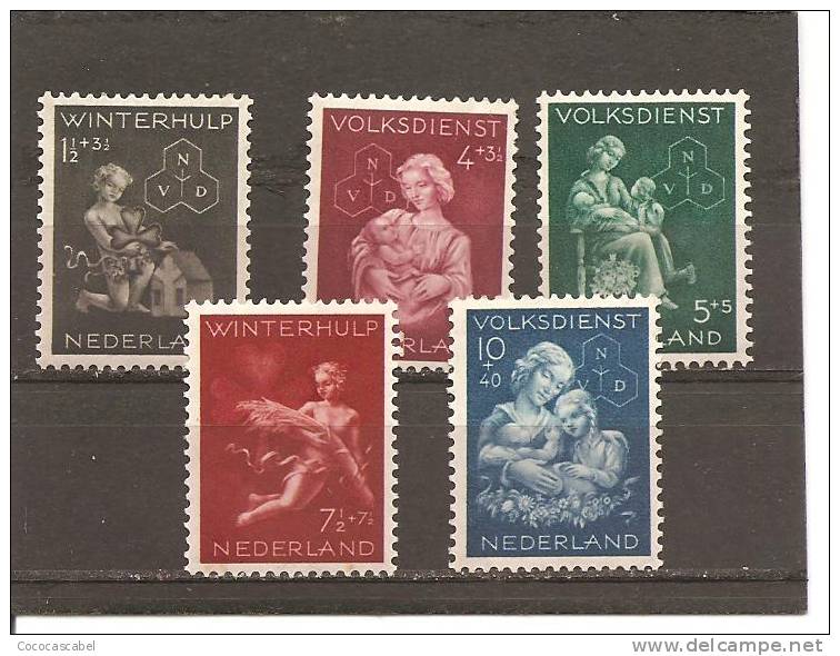 Holanda-Holland Nº Yvert  413-17 (MH/*) - Unused Stamps
