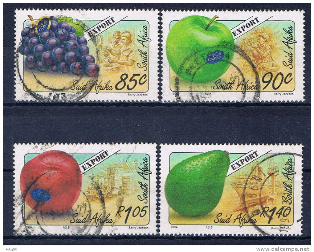 RSA+ Südafrika 1994 Mi 917-19 921 Obst - Used Stamps