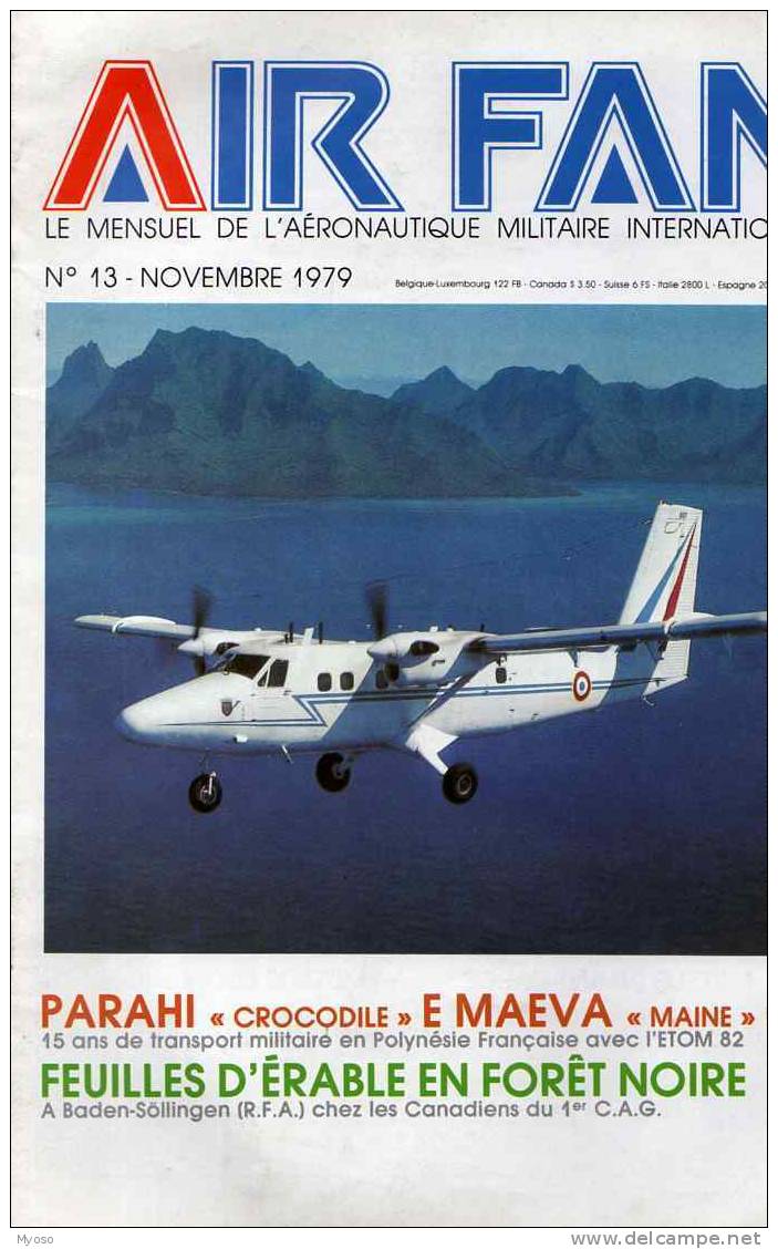 AIR FAN Mensuel De L'Aeronautique Militaire Internationale, N°13, Novembre 1979 - Aviación