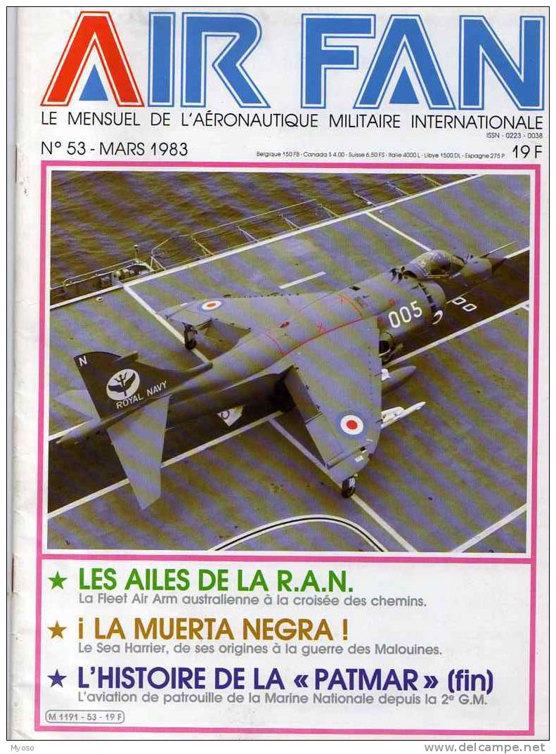 AIR FAN Mensuel De L´Aeronautique Militaire Internationale, N°53 Mars 1983 - Luchtvaart