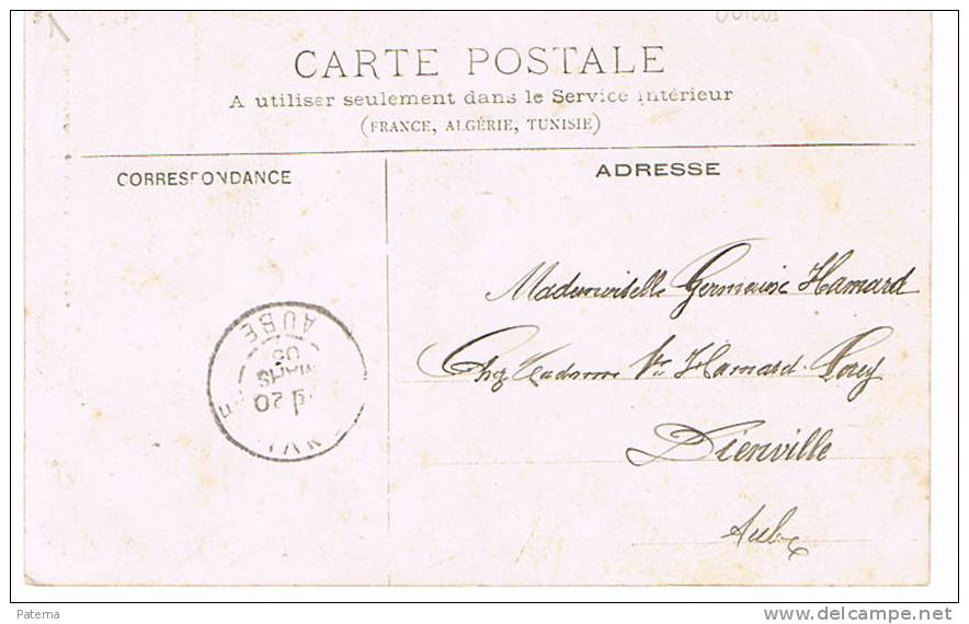 Postal, SENS SUR YONNE 1905 (Francia), Post Card - Covers & Documents