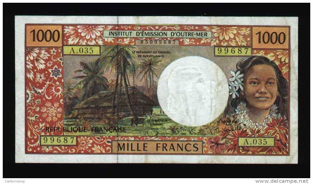 1000 Francs CFP (N° 323) - Papeete (French Polynesia 1914-1985)