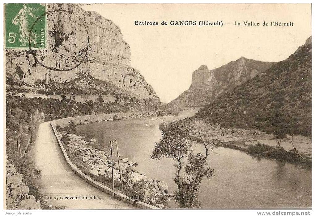 34/ENVIRONS DE  GANGES-  LA VALLEE DE L'HERAULT - Ganges