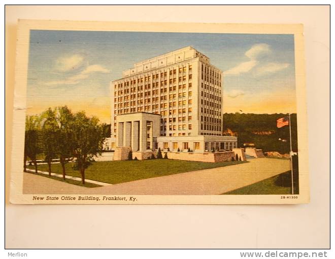 US -KY - Frankfort - New State Office Building -Kentucky  PU 1951   F  D61884 - Autres & Non Classés