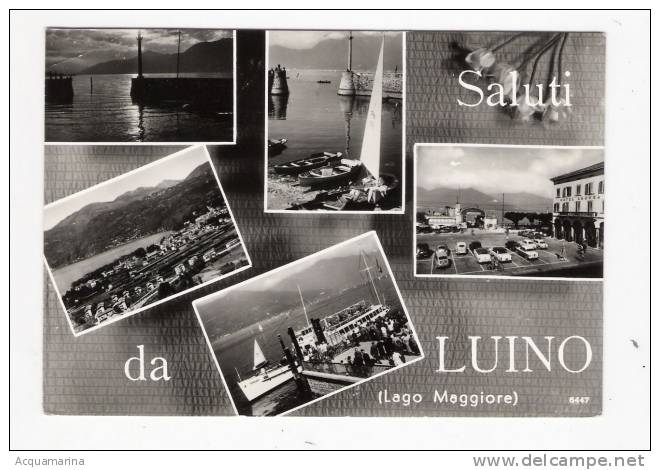 LUINO - Saluti Da - Cartolina FG BN V 1964 - Luino