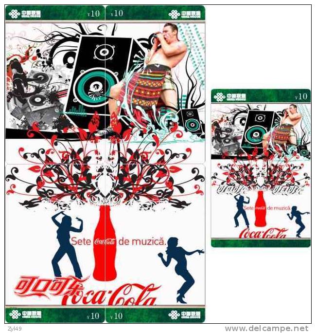 C04196 China Coca Cola Puzzle 5pcs - Alimentación