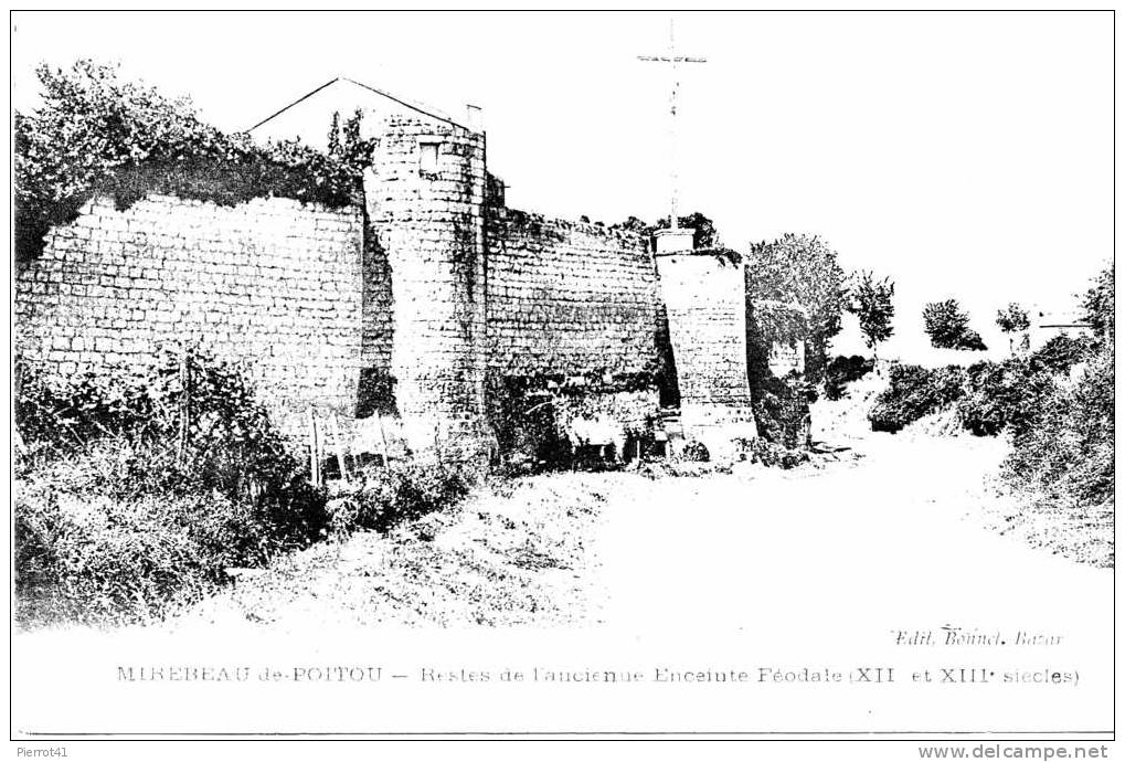 Restes De L'ancienne Enceinte Féodale - Mirebeau