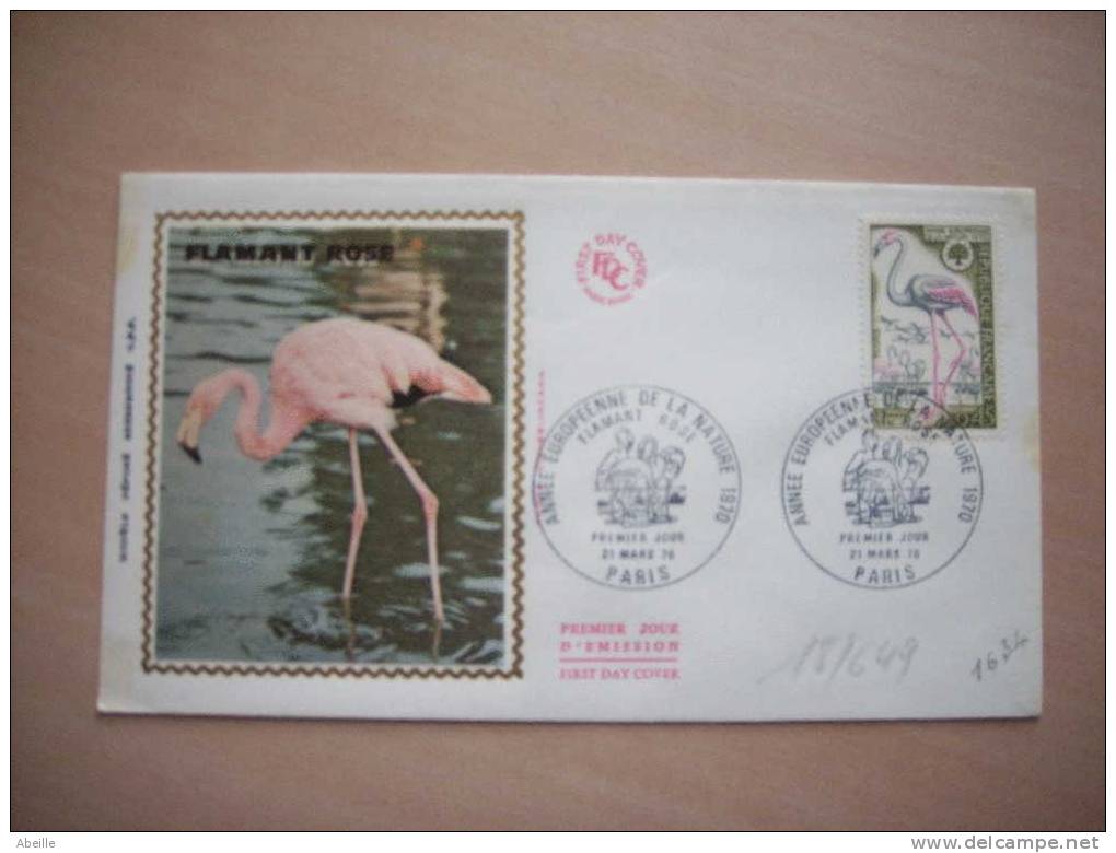 18/649   FDC   FRANCE - Flamingos