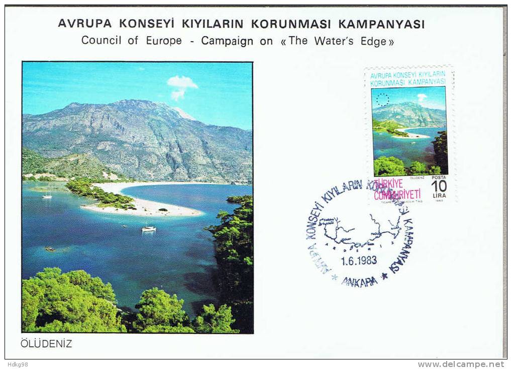 TR+ Türkei 1983 Mi 2640 Karte - Covers & Documents