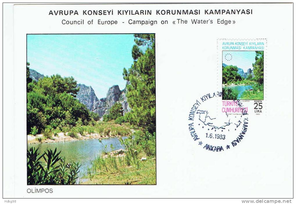 TR+ Türkei 1983 Mi 2641 Karte - Lettres & Documents