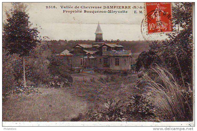 DAMPIERRE PROPRIETE DE  BOUQUERON  MIRYVETTE 1919 - Dampierre En Yvelines