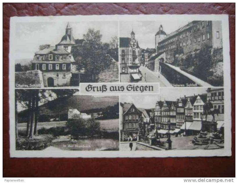 Siegen - Mehrbildkarte / Feldpost - Siegen