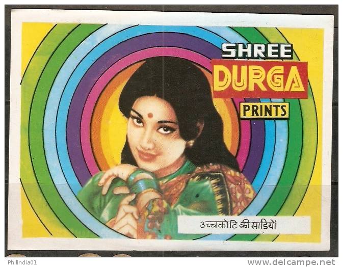 India Durga Vintage Trade Textile Label Multi-colour - Other & Unclassified