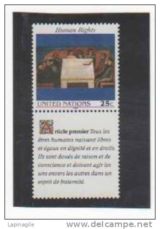 NATIONS UNIES NEW YORK 1989 N°564 N** - Neufs