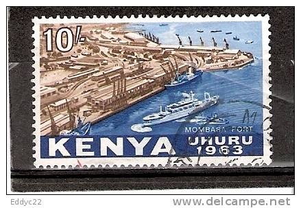Yv. 13 Obl/gest/used Port Mombasa - Kenya (1963-...)