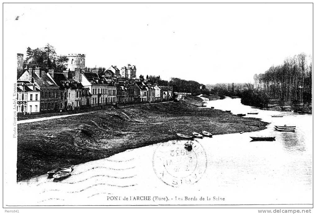 PONT DE L'ARCHE - Les Bords De La Seine - Pont-de-l'Arche