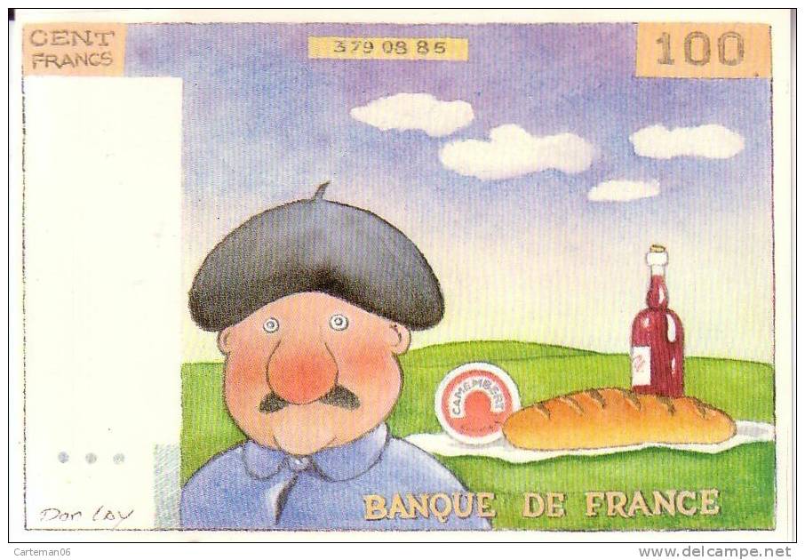 Banque - Danque De France - Billet De Cent Francs - Illutrateur Dan Lay - Banken