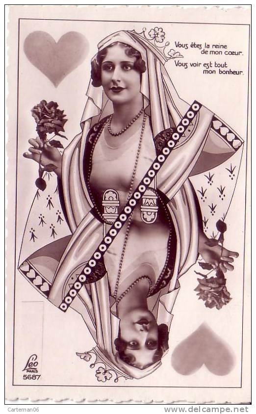 Jeux - Carte à Jouer - Vous êtes La Reine De Mon Coeur (amour) - Playing Cards