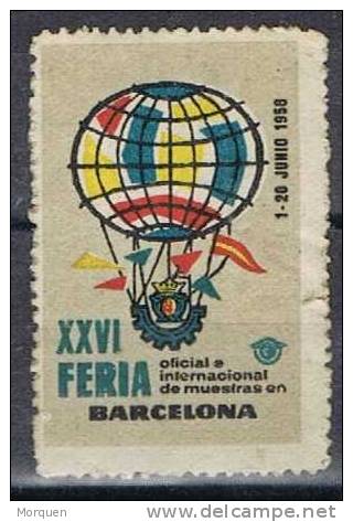 Viñeta XXVI Feria Muestras Barcelona 1958 - Errors & Oddities
