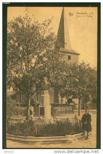 13726  -     Hermalle  Sous Argenteau  Place  De  L'église - Oupeye