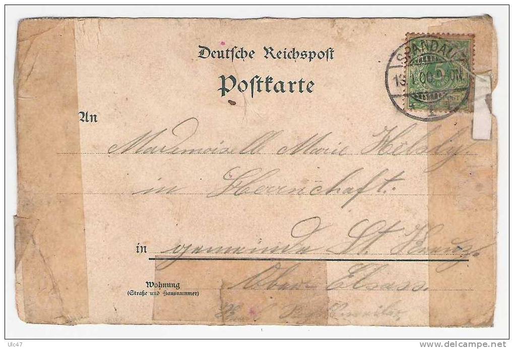 - SPANDAU. - Die Postanweisung (le Mandat-poste) - Cpa De L´an 1900 - état Voir Scan - - Spandau