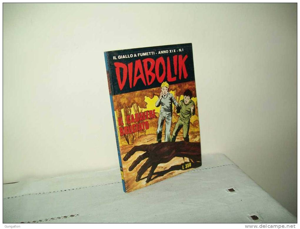 Diabolik (Astorina 1980) Anno XIX° N. 1 - Diabolik