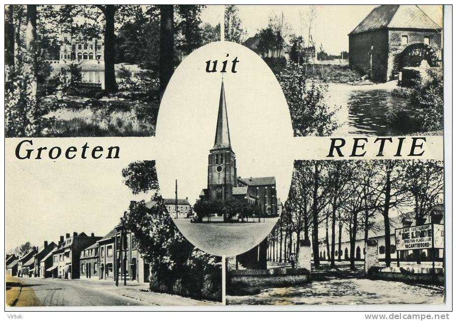 Retie : Groeten Uit Retie : Uitg. Breugelmans ( Geschreven Kaart Met Zegel ) - Retie