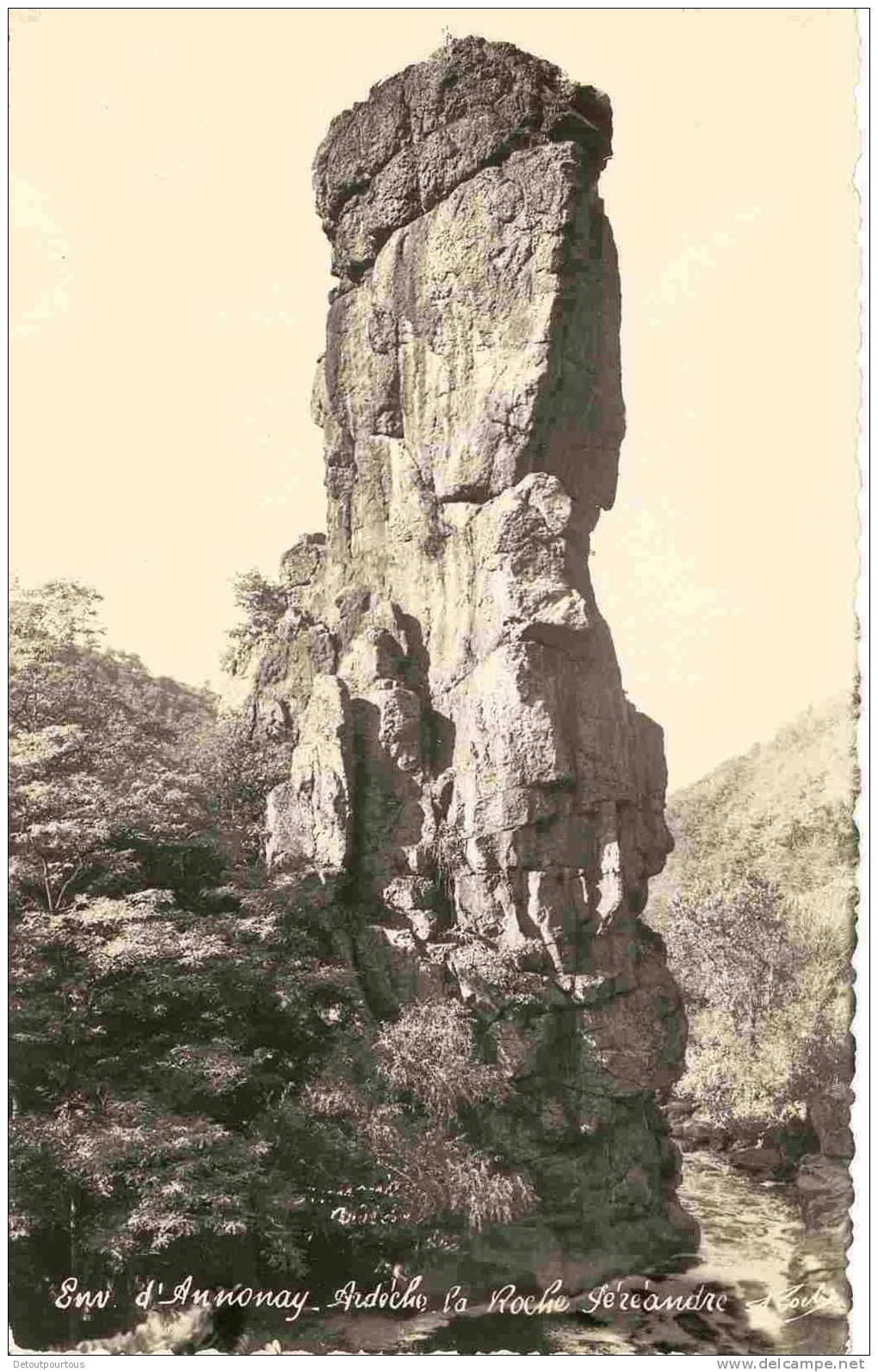 Environs D'ANNONAY Ardèche 07 : La Roche FEREANDRE 1961 - Annonay