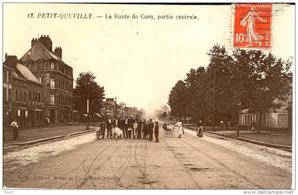 PETIT QUEVILLY - La Route De Caen - Le Petit-Quevilly