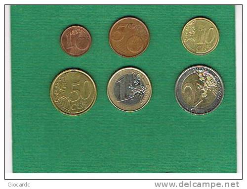 SLOVENIA  - 2007:   1, 5, 10, 50  CENT., 1 EURO, 2 EURO - CIRCOLATE - Slovenia
