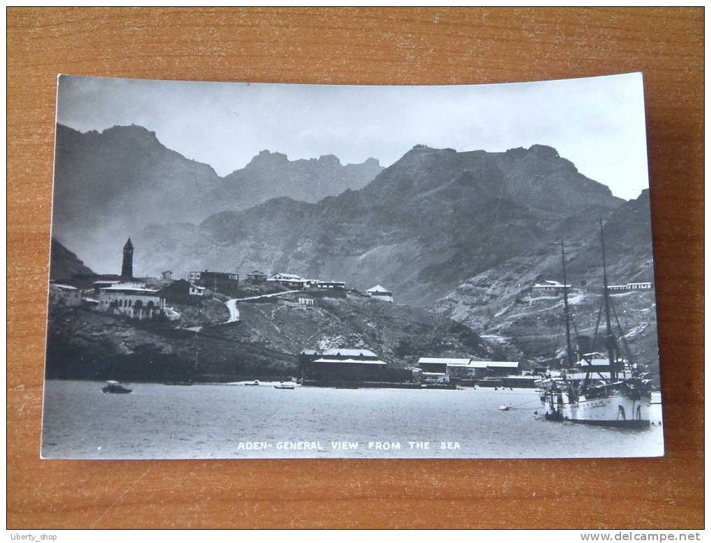 ADEN - GENERAL VIEW FROM THE SEA / Anno 19?? ( Zie Foto Details ) !! - Yémen