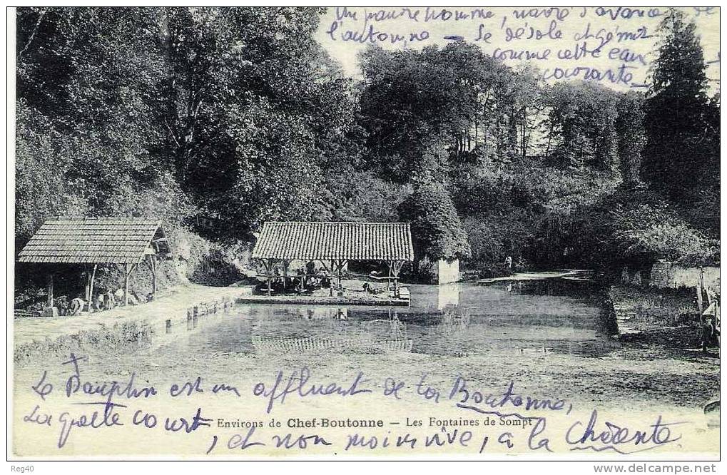 D79 -  Environs De CHEF  BOUTONNE  -  Les Fontaines De SOMPT - Chef Boutonne