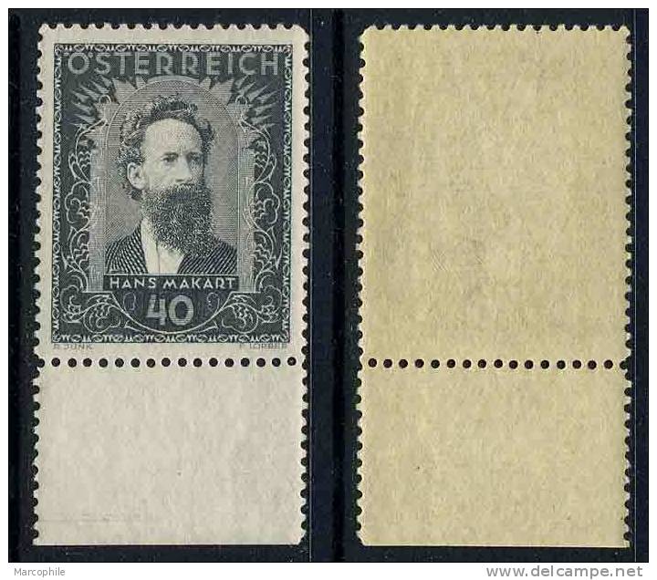 AUTRICHE - PEINTURE - PEINTRES / 1932 # 423 - 40 G. Ardoise ** BDF / COTE 52.50 EURO - Unused Stamps