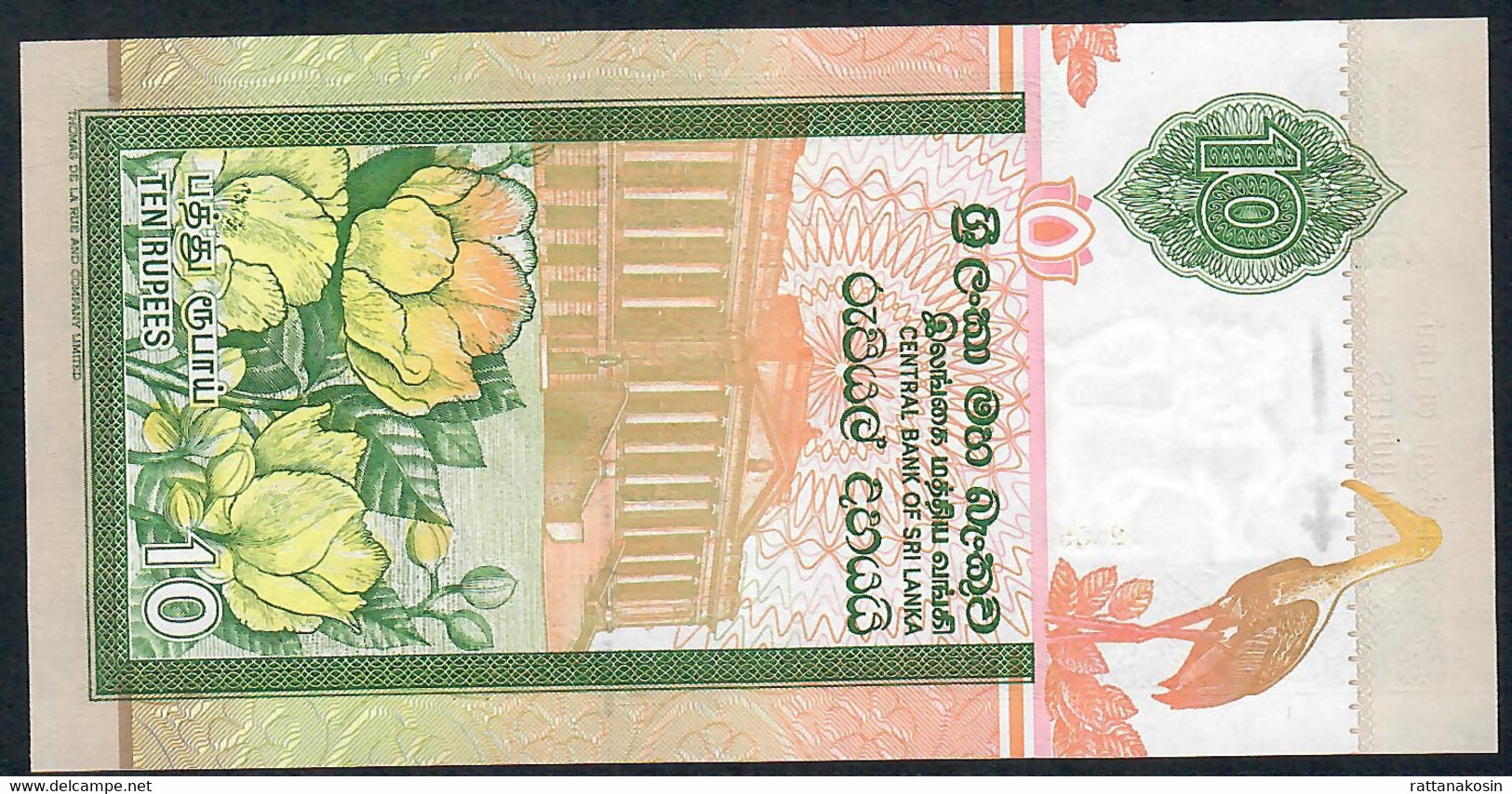 SRI LANKA P115d 10 RUPEES  2005 #M/462  UNC. - Sri Lanka