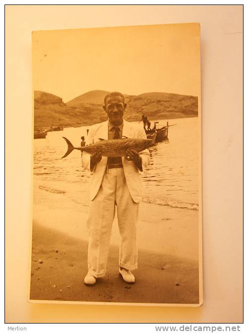 Espana - Fish - Photo - Peché  Ca 1930   F  D62091 - Poissons Et Crustacés