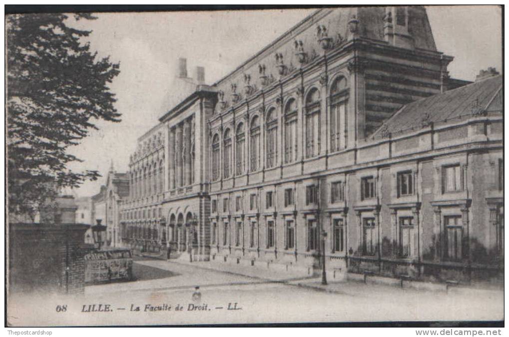 CPA FRANCE NORD 59 LILLE -LILLE  No.68 LA FACULTE DE DROIT LL LOUIS LEVY - Lille