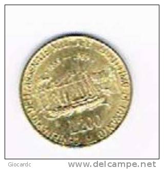 ITALIA 200 LIRE ARSENALE MILITARE TARANTO 1989 - CIRCOLATA - 200 Liras