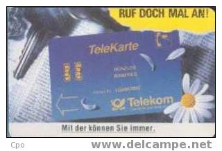 # GERMANY P15_90 Mit Der Konnen Sie Immer 12 Gd 09.90 Tres Bon Etat - P & PD-Series: Schalterkarten Der Dt. Telekom