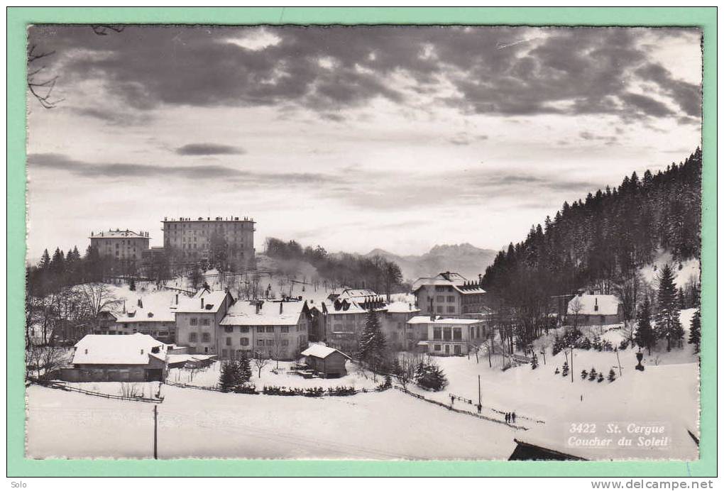 SAINT CERGUE - Coucher Du Soleil - Saint-Cergue