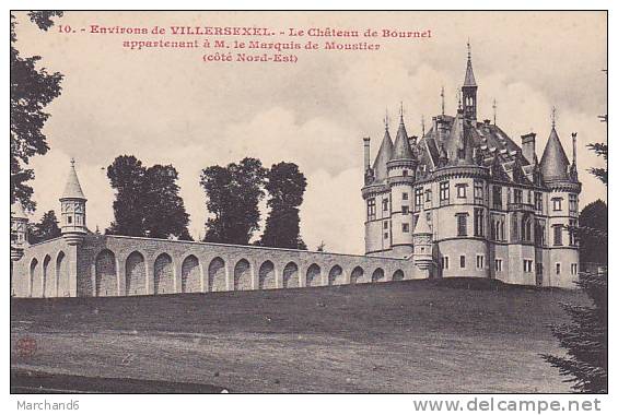 HAUTE SAONE.ENVIRONS DE VILLERSEXEL LE CHATEAU DE BOURNEL APPARTEMENT A Mr  LE MARQUIS DE MOUSTIER - Other & Unclassified