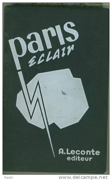 Guide Métro Bus Paris  A. Leconte Editeur 1965 150 Pages Plus Maxi-carte Plan De ParisTBE - Kaarten & Atlas