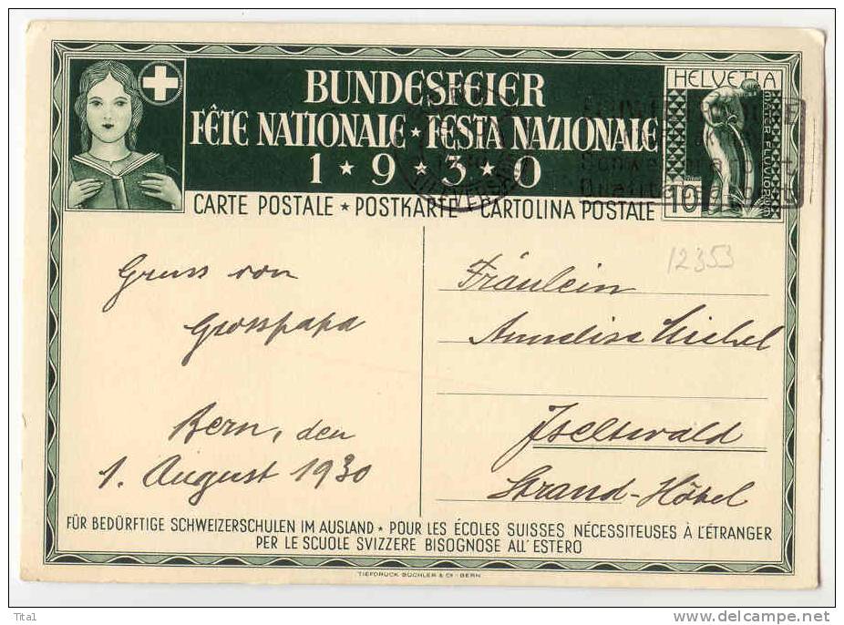 12353 - Carte Postale Pour Les écoles Suisses Nécessiteuses à L' Etranger * Coulon * - Croix-Rouge