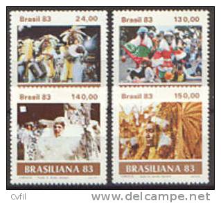 BRÉSIL 1983 - CARNAVAL BRÉSILIEN (4) - Unused Stamps