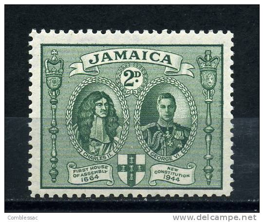 JAMAICA   1945    2d   Green      Perf  12 1/2 - Jamaica (1962-...)