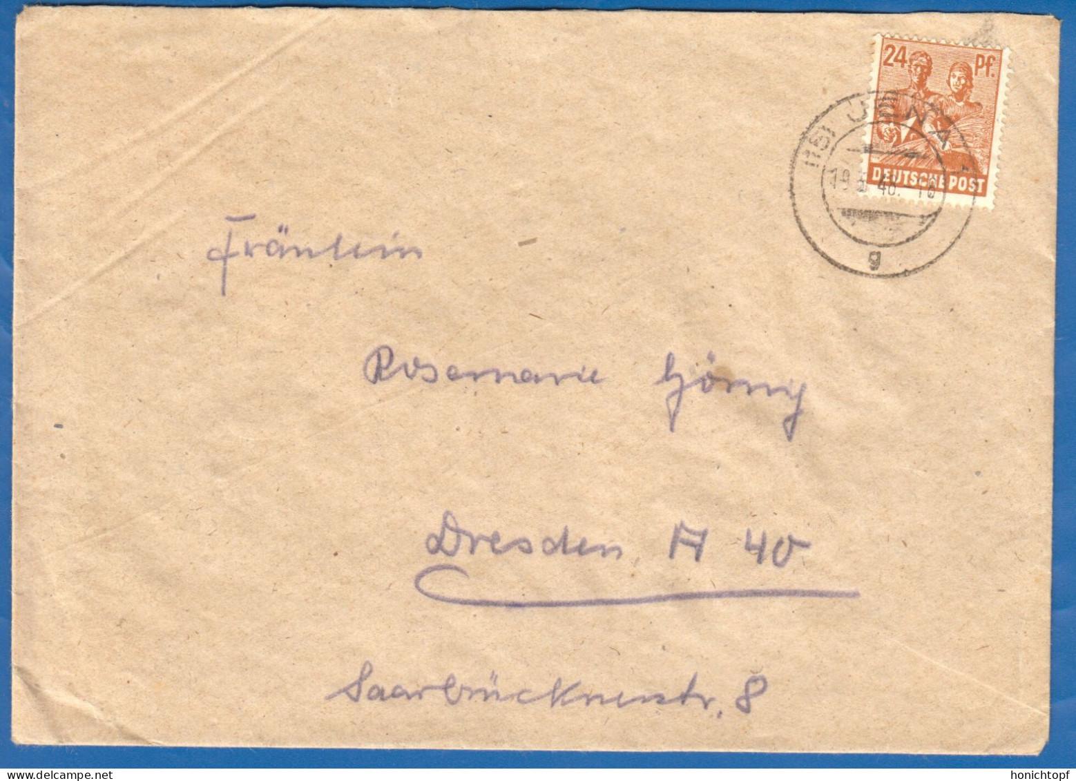 Deutschland; Alliierte Besetzung MiNr. 951; 1948; Jena - Covers & Documents