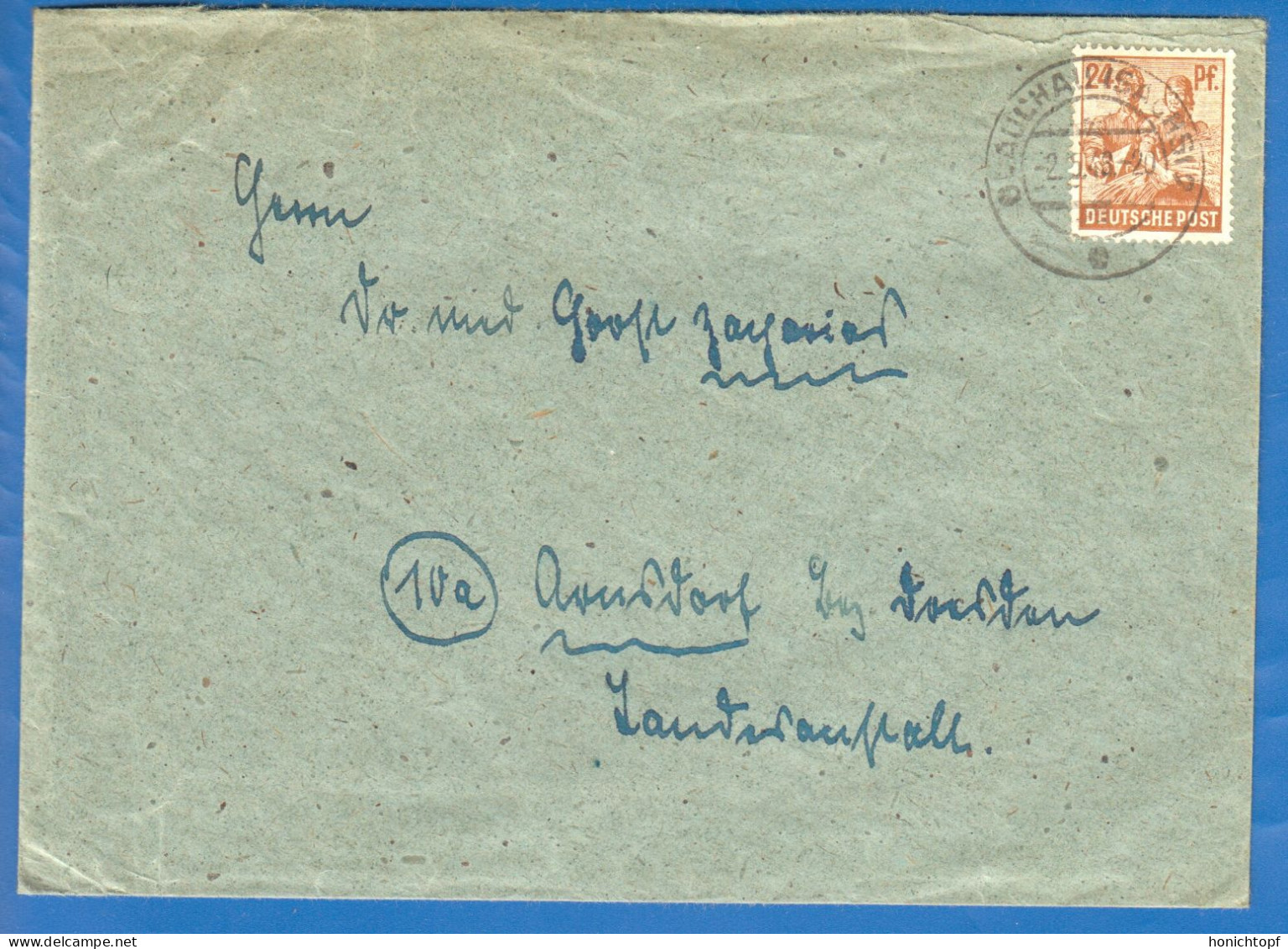 Deutschland; Alliierte Besetzung MiNr. 951; 1948; Glauchau - Storia Postale