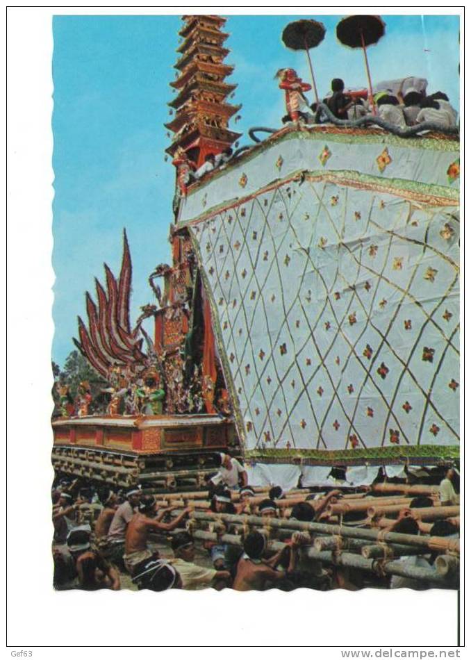 Cremation Tower For Royal Family In Bali (1983) - Indonésie