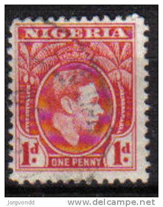 Nigeria-1938- Georg VI. -(47a)-gestempelt,o - Nigeria (...-1960)