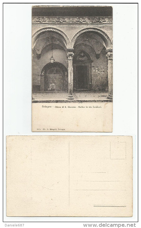 BOLOGNA (028) - Chiesa Di S.Giacomo - Portico In Via Zamboni - Fp/Non Vg - Bologna